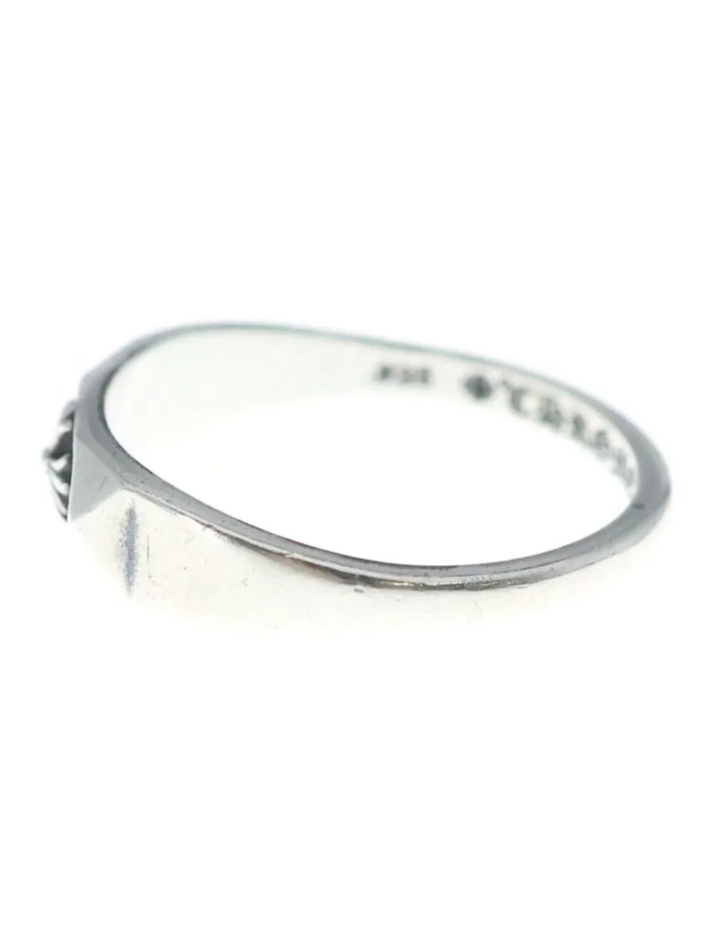Chrome Hearts Bubblgm Pyramid Pls Bubblegum Plus Ring Silver